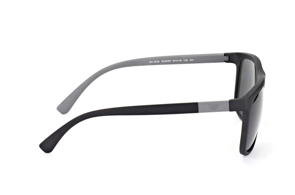 Emporio Armani EA 4079 5042/87 Black Matt / Black On Grey – Bild 2