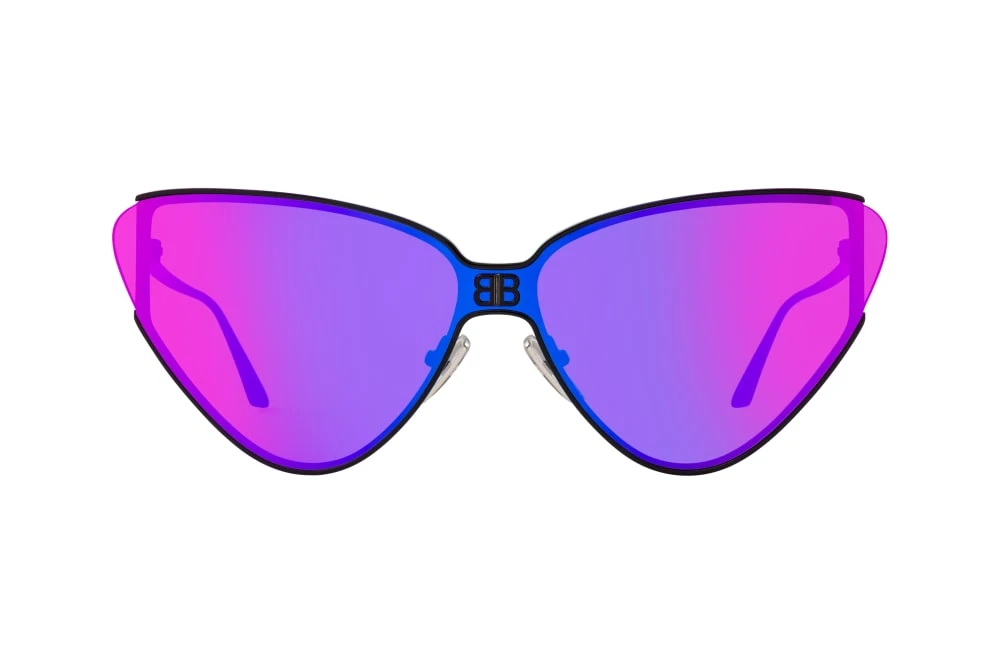 Balenciaga BB 0191S 003 BLACK-BLACK-VIOLET – Bild 3