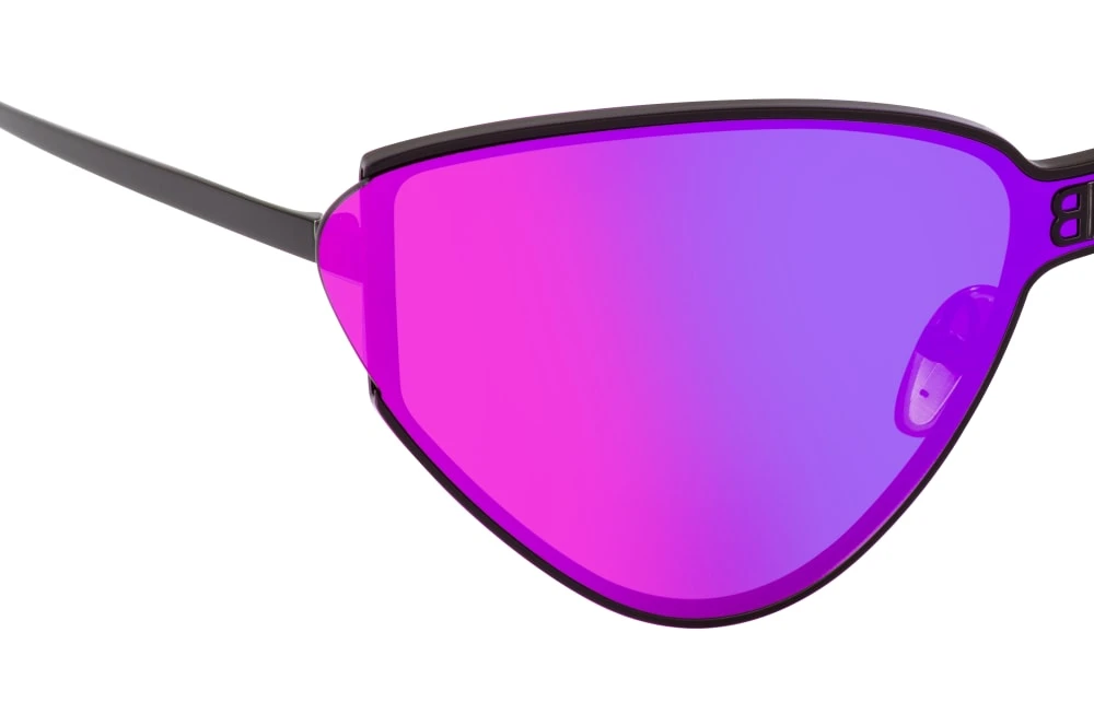 Balenciaga BB 0191S 003 BLACK-BLACK-VIOLET – Bild 4