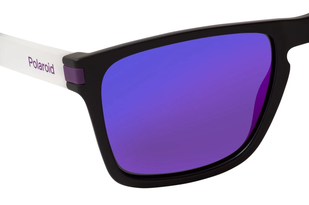 Polaroid PLD 2139/S 5F3 MATTE BLACK VIOLET MIRROR GLAS – Bild 4