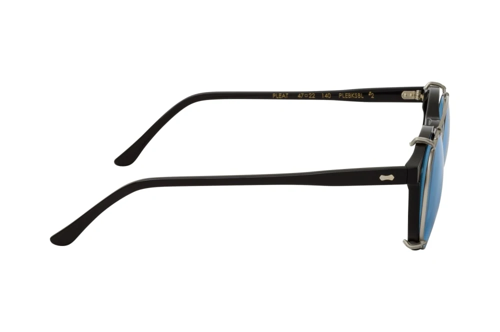 TBD Eyewear Pleat Eco Black Black/Blue – Bild 2